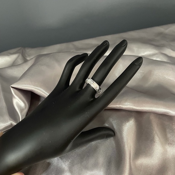 925 Silver star spinner ring - Picture 2 of 6